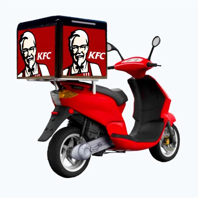 Food Delivery Box LED